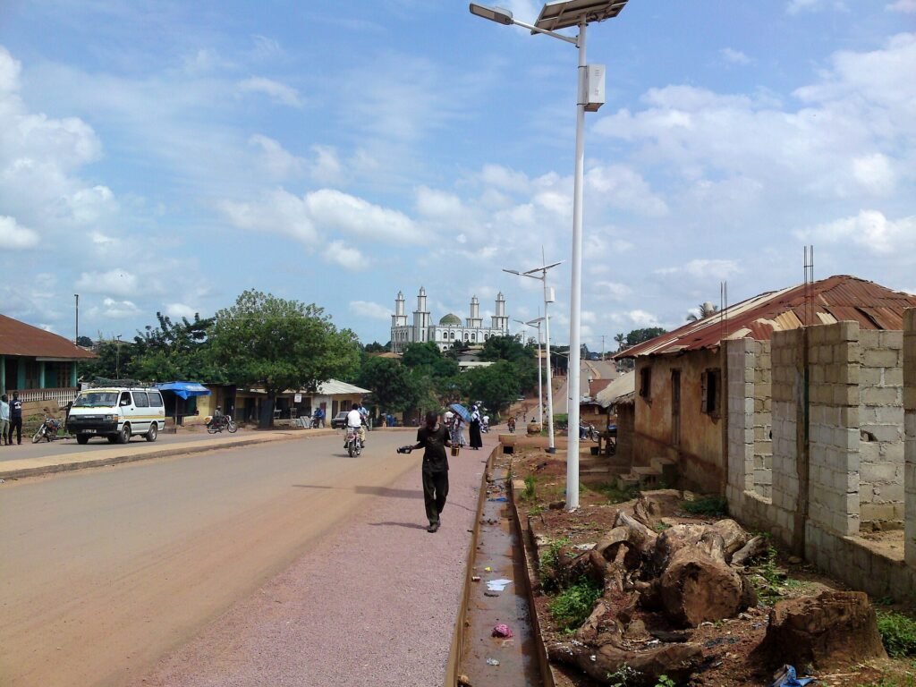 Une rue de N'Zérékoré